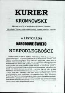 Kurier Kromnowski. Miesięcznik Sołectwa Kromnów, 2010, nr 11 (44)