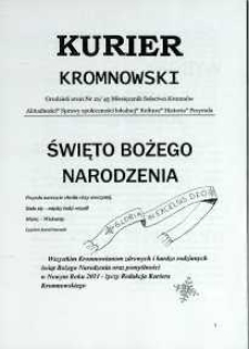 Kurier Kromnowski. Miesięcznik Sołectwa Kromnów, 2010, nr 12 (45)