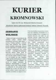 Kurier Kromnowski. Miesięcznik Sołectwa Kromnów, 2011, nr 7 (52)
