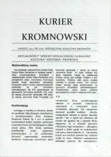 Kurier Kromnowski. Miesięcznik Sołectwa Kromnów, 2012, nr 3 (60)