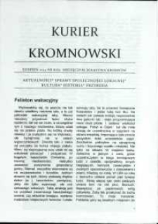 Kurier Kromnowski. Miesięcznik Sołectwa Kromnów, 2012, nr 8 (65)