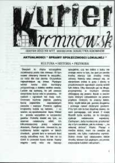 Kurier Kromnowski. Miesięcznik Sołectwa Kromnów, 2013, nr 8 (77)