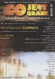 Co Jest Grane : informator kulturalny, 2007, nr 9 (163)