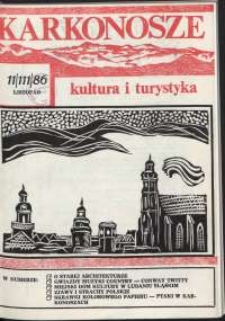 Karkonosze : Kultura i Turystyka, 1986, nr 11 (111)