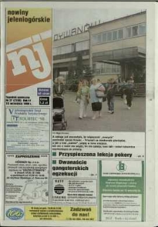 Nowiny Jeleniog&oacute;rskie : tygodnik społeczny, R. 41, 1998, nr 37 (2100)
