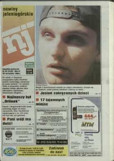 Nowiny Jeleniogórskie : tygodnik społeczny, R. 41, 1998, nr 39 (2102)