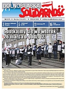 Dolnośląska Solidarność, 2013, nr 3 (331)