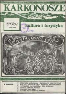 Karkonosze : Kultura i Turystyka, 1987, nr 1 (113)