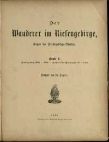 Der Wanderer im Riesengebirge, 1889-1891, Band 4