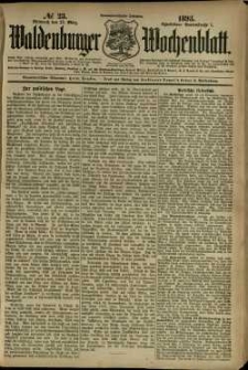 Waldenburger Wochenblatt, Jg. 39, 1893, nr 23