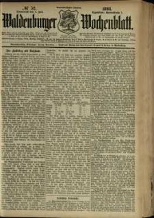Waldenburger Wochenblatt, Jg. 39, 1893, nr 52
