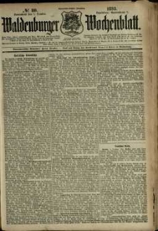 Waldenburger Wochenblatt, Jg. 39, 1893, nr 80
