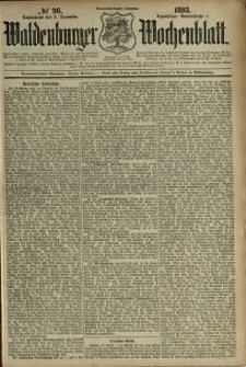 Waldenburger Wochenblatt, Jg. 39, 1893, nr 96