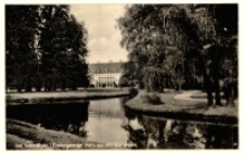 Bad Warmbrunn i. Riesengebirge. Motiv aus dem Schlospark [Dokument ikonograficzny]