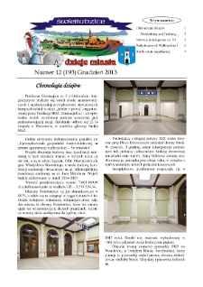 Świebodzice - Dzieje Miasta, 2013, nr 12 (193) [Dokument elektroniczny]