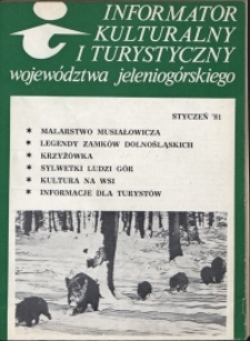 Informator Kulturalny i Turystyczny Województwa Jeleniogórskiego, 1981, nr 1