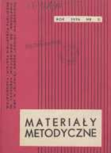 Materiały Metodyczne, 1976, nr 3