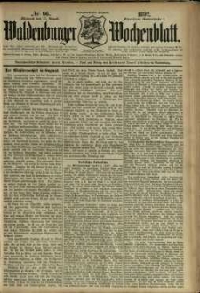 Waldenburger Wochenblatt, Jg. 38, 1892, nr 66