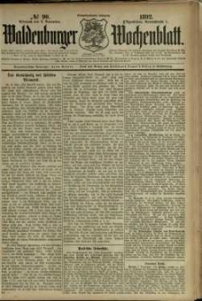 Waldenburger Wochenblatt, Jg. 38, 1892, nr 90