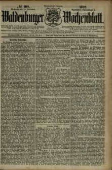 Waldenburger Wochenblatt, Jg. 38, 1892, nr 100