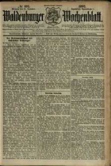 Waldenburger Wochenblatt, Jg. 38, 1892, nr 102
