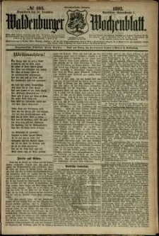 Waldenburger Wochenblatt, Jg. 38, 1892, nr 103