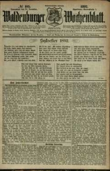Waldenburger Wochenblatt, Jg. 38, 1892, nr 105