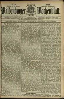Waldenburger Wochenblatt, Jg. 40, 1894, nr 9