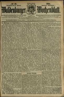 Waldenburger Wochenblatt, Jg. 40, 1894, nr 16