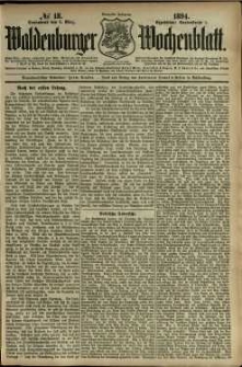 Waldenburger Wochenblatt, Jg. 40, 1894, nr 18