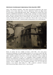 Zakończono inwentaryzację krajoznawczą miasta Zgorzelec [Dokument elektroniczny]