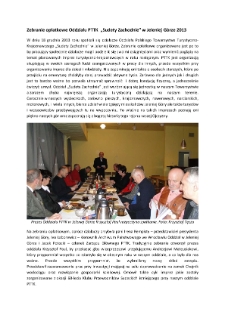 Zebranie opłatkowe Oddziału PTTK "Sudety Zachodnie" w Jeleniej Górze [Dokument elektroniczny]