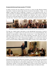 Krajowa Konferencja Krajoznawców PTTK 2014 [Dokument elektroniczny]