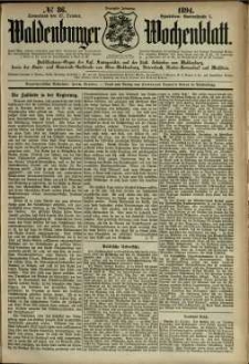 Waldenburger Wochenblatt, Jg. 40, 1894, nr 86