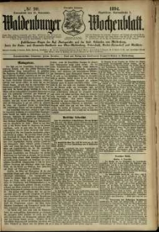Waldenburger Wochenblatt, Jg. 40, 1894, nr 90