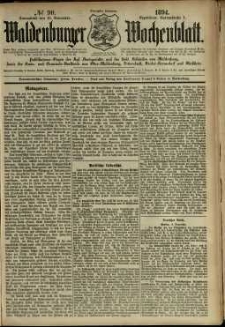 Waldenburger Wochenblatt, Jg. 40, 1894, nr 90