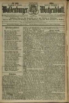 Waldenburger Wochenblatt, Jg. 40, 1894, nr 103
