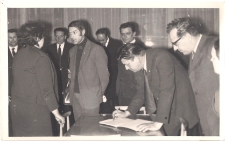 Spotkanie w bibliotece w Jaworze z poslem na Sejm Dmochowskim 1972 r., zdjęcie 3