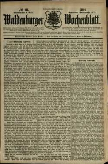Waldenburger Wochenblatt, Jg. 37, 1891, nr 18