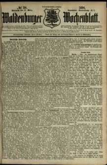 Waldenburger Wochenblatt, Jg. 37, 1891, nr 20