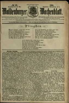 Waldenburger Wochenblatt, Jg. 37, 1891, nr 39