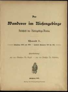 Der Wanderer im Riesengebirge, 1894-1895, Band 7
