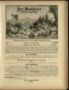 Der Wanderer im Riesengebirge, 1899, nr 3