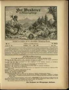 Der Wanderer im Riesengebirge, 1899, nr 5
