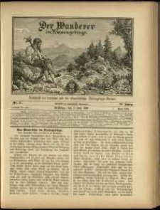 Der Wanderer im Riesengebirge, 1899, nr 7