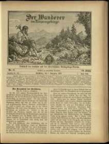 Der Wanderer im Riesengebirge, 1899, nr 11