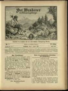 Der Wanderer im Riesengebirge, 1900, nr 4
