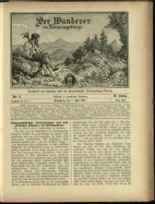 Der Wanderer im Riesengebirge, 1900, nr 5