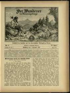 Der Wanderer im Riesengebirge, 1900, nr 9