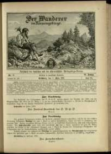 Der Wanderer im Riesengebirge, 1901, nr 3